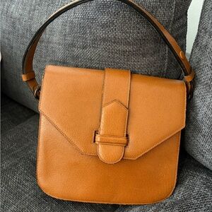 Vintage YSL leather shoulder bag